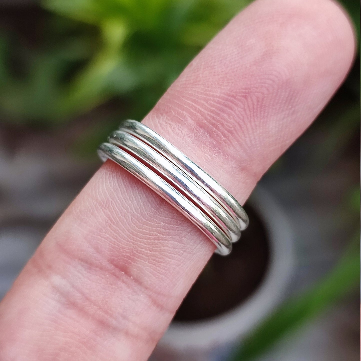 Thin Ring Band, 925 Solid Sterling Silver Stackable Round Ring, 2.0 mm Dainty Superfine Plain Silver Handmade Jewelry, Gift for Her and Him