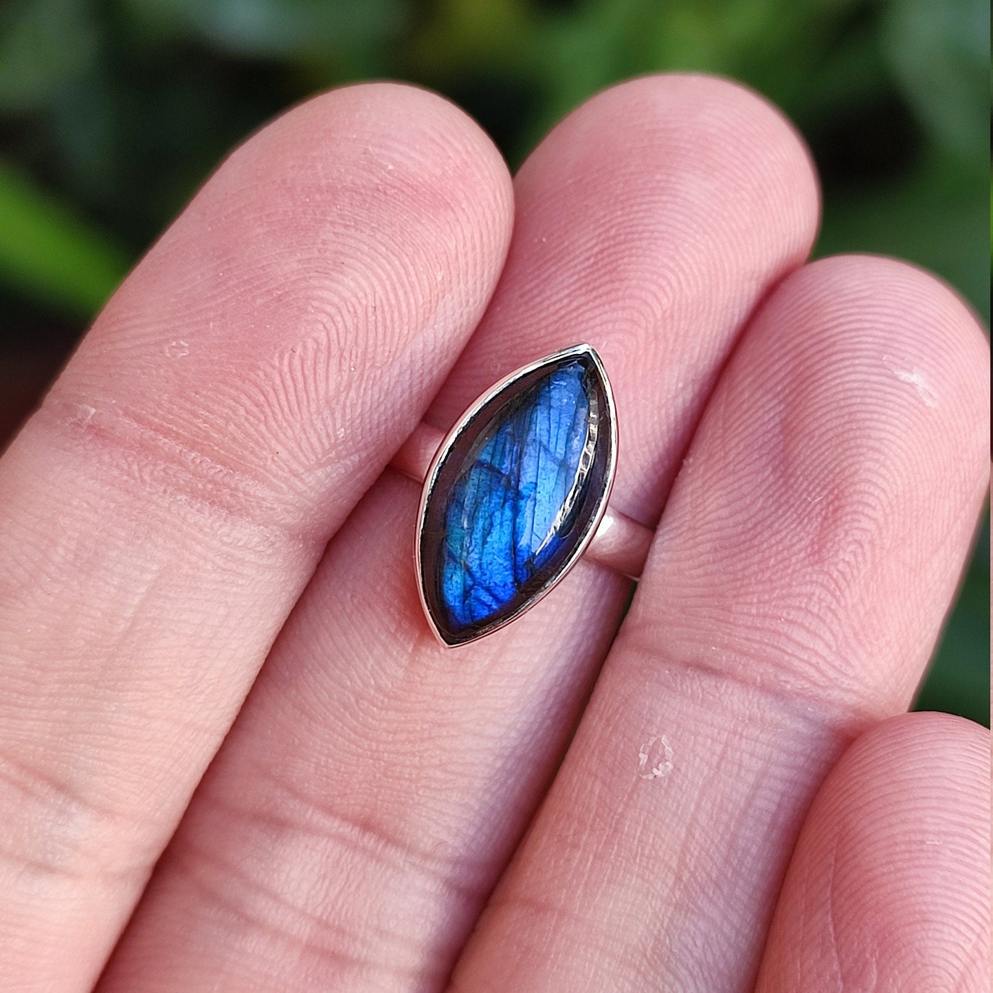 Labradorite Ring, 925 Sterling Silver Promise Ring, Natural Labradorite Marquise Gemstone Handmade Jewelry, Unique Birthstone Gift for her