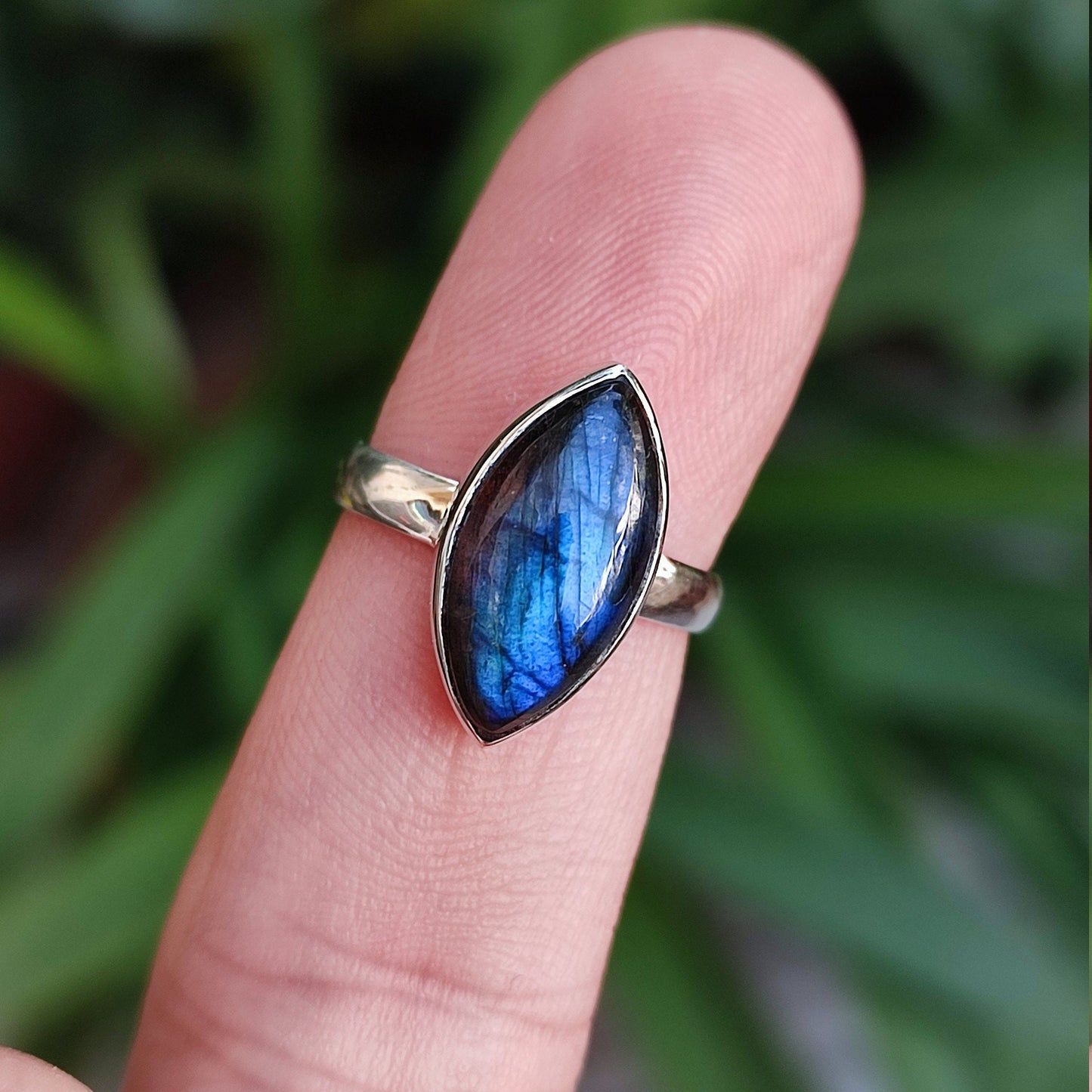 Labradorite Ring, 925 Sterling Silver Promise Ring, Natural Labradorite Marquise Gemstone Handmade Jewelry, Unique Birthstone Gift for her